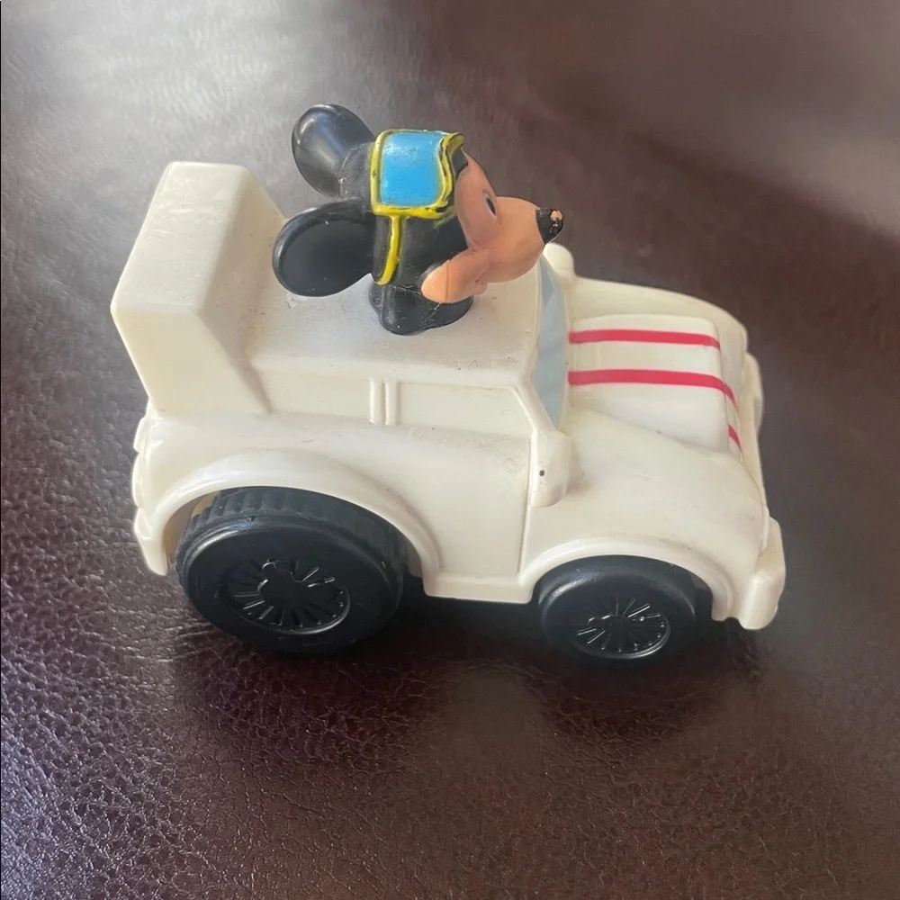 Character-Themed Toy Car - White and Red